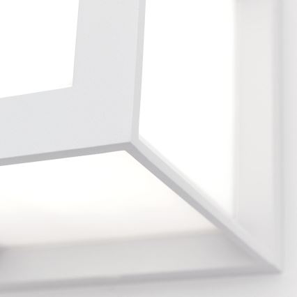 Candeeiro de exterior HENRY 1xE27/15W/230V 16x16 cm IP44 branco