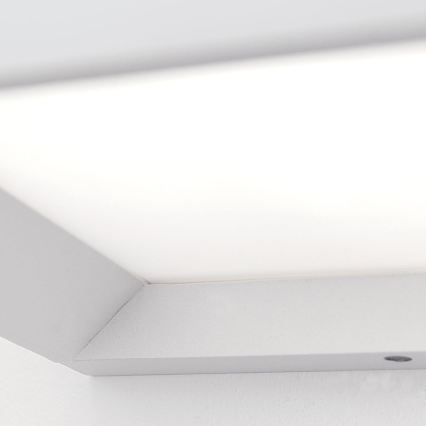Candeeiro de exterior HENRY 1xE27/15W/230V 16x16 cm IP44 branco