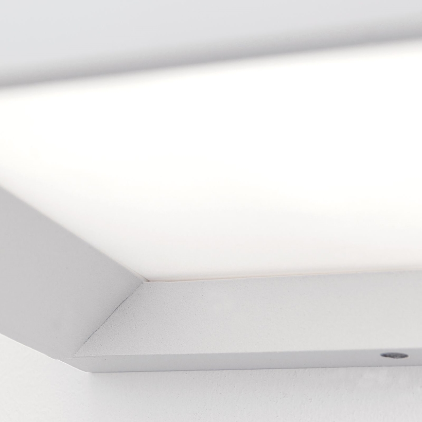 Candeeiro de exterior HENRY 1xE27/15W/230V 16x16 cm IP44 branco