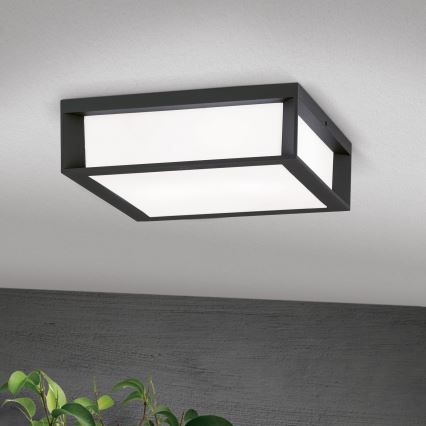 Candeeiro exterior HENRY 2xE27/15W/230V 26x26 cm IP44 antracite