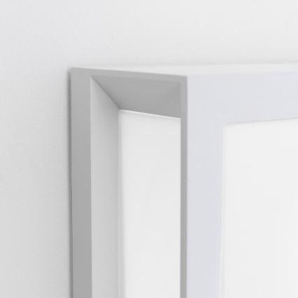 Luminária exterior HENRY 2xE27/15W/230V 26x26 cm IP44 branca