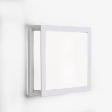 Luminária exterior HENRY 2xE27/15W/230V IP44 branca