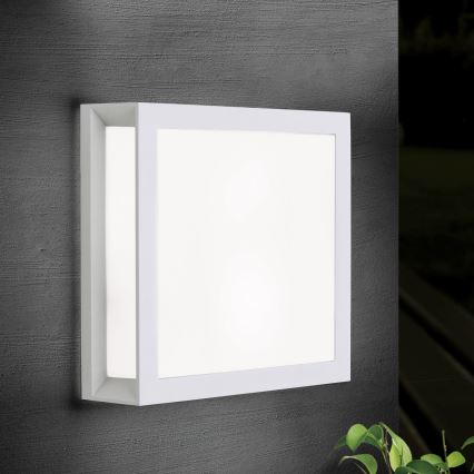 Luminária exterior HENRY 2xE27/15W/230V IP44 branca
