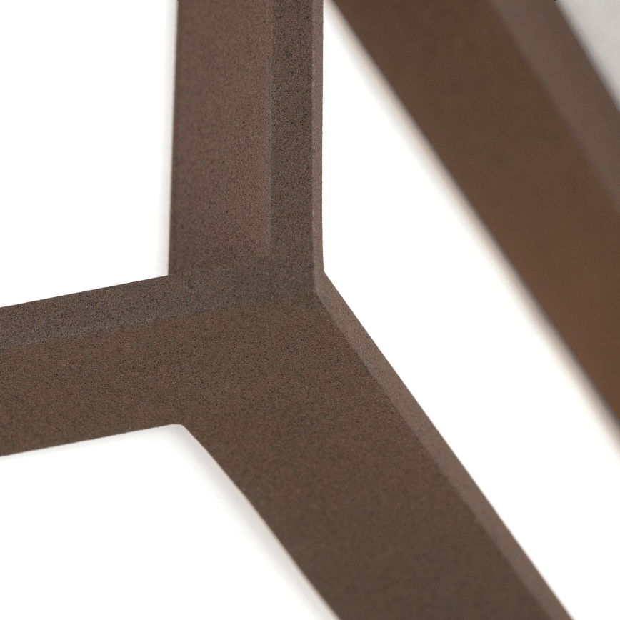 Candeeiro de exterior HENRY 2xE27/15W/230V IP44 castanho