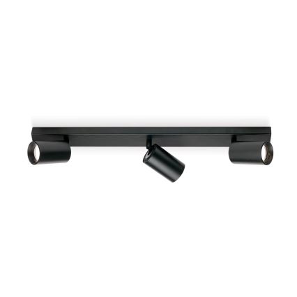 Candeeiro de focos SEAN 3xGU10/13W/230V preto