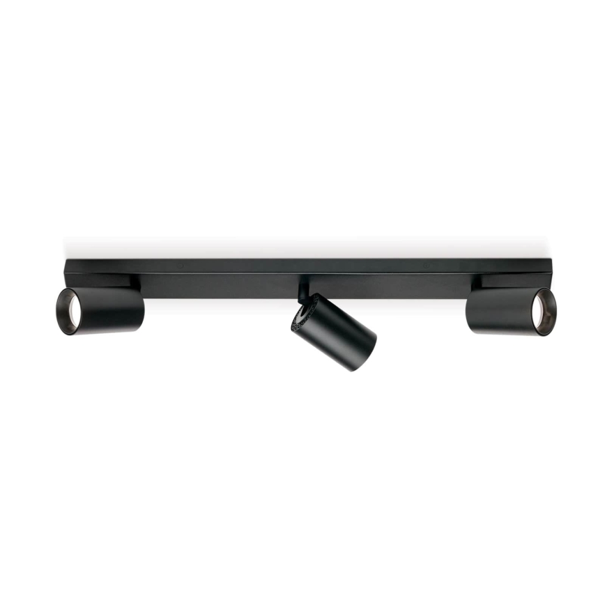 Candeeiro de focos SEAN 3xGU10/13W/230V preto