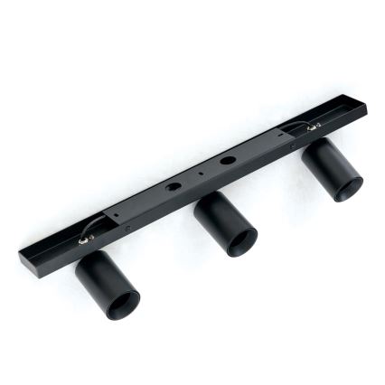 Candeeiro de focos SEAN 3xGU10/13W/230V preto