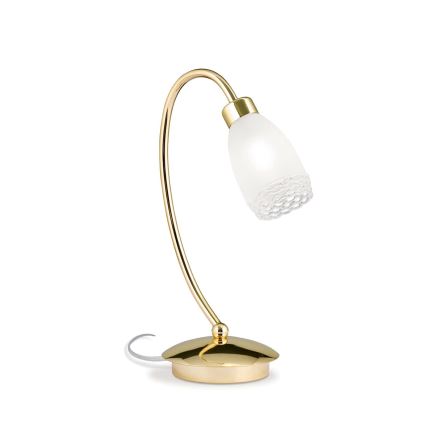 Candeeiro de mesa CARLA 1xG9/28W/230V dourado