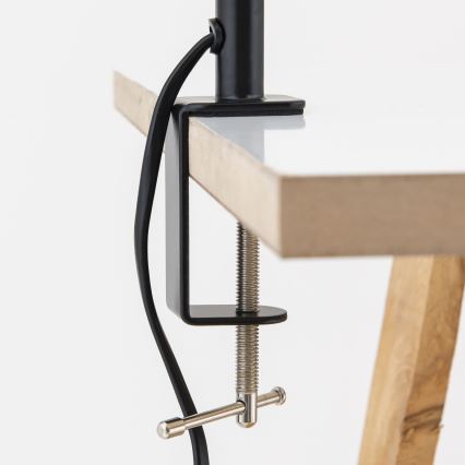 Lâmpada de mesa flexível com clipe DOTTY 1xGU10/10W/230V latão/preto