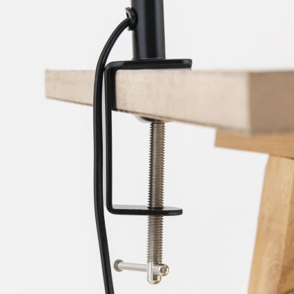 Candeeiro de mesa flexível com clipe DOTTY 1xGU10/10W/230V bege/preto