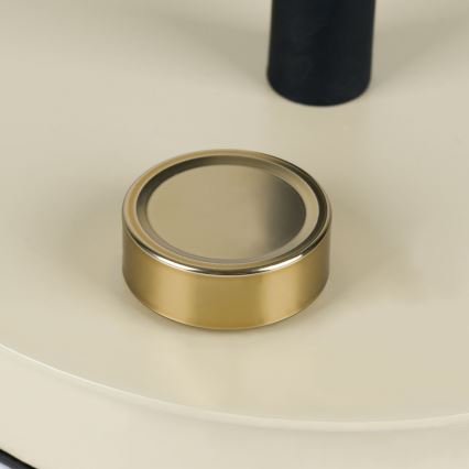 Candeeiro de secretária flexível regulável DOTTY 1xGU10/10W/230V bege/preto