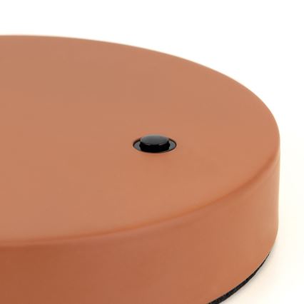 Candeeiro de mesa GILI 1xE27/40W/230V cor tijolo