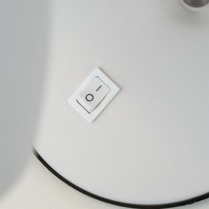 Orion - Candeeiro de mesa SCHOOL 1xE27/40W/230V branco/cromado fosco