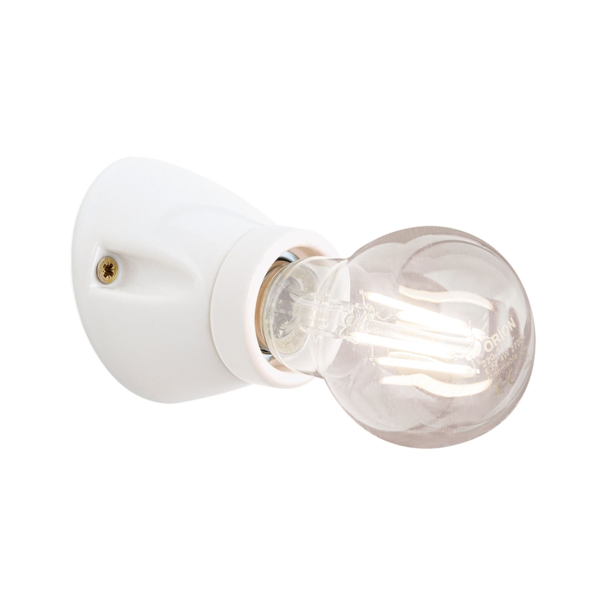 Aplique de parede FROST 1xE27/60W/230V branco