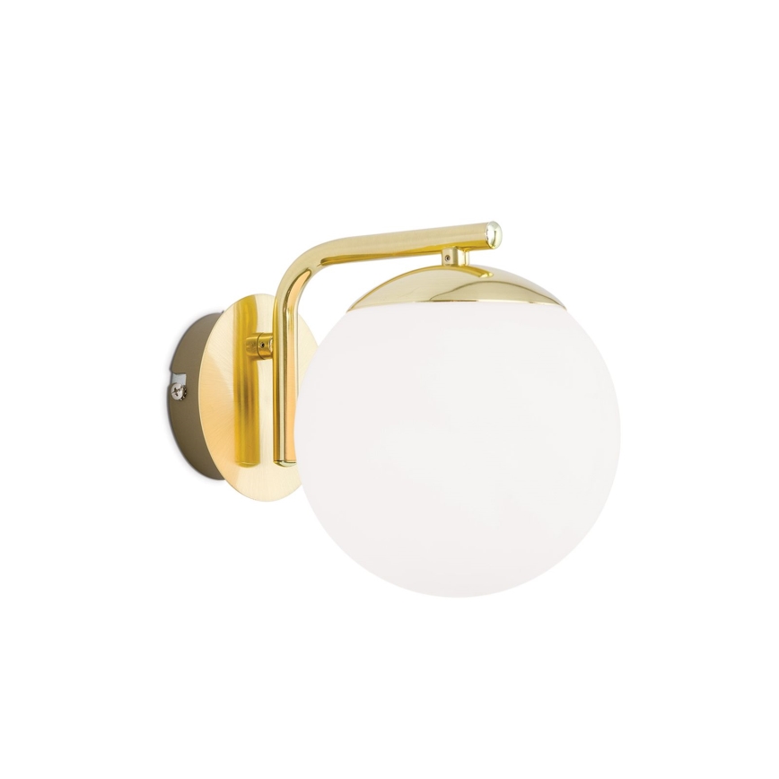 Aplique de parede MADIS 1xE14/40W/230V dourado
