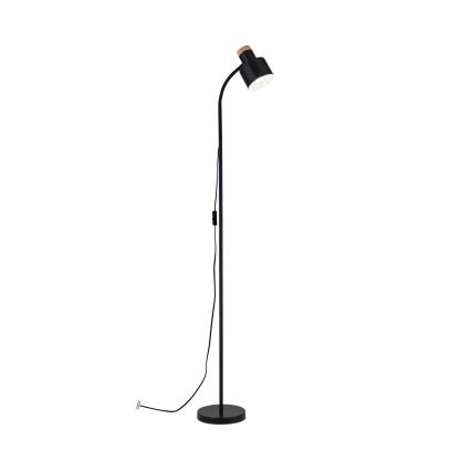 Candeeiro de pé GILI 1xE27/40W/230V preto
