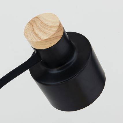 Candeeiro de pé GILI 1xE27/40W/230V preto