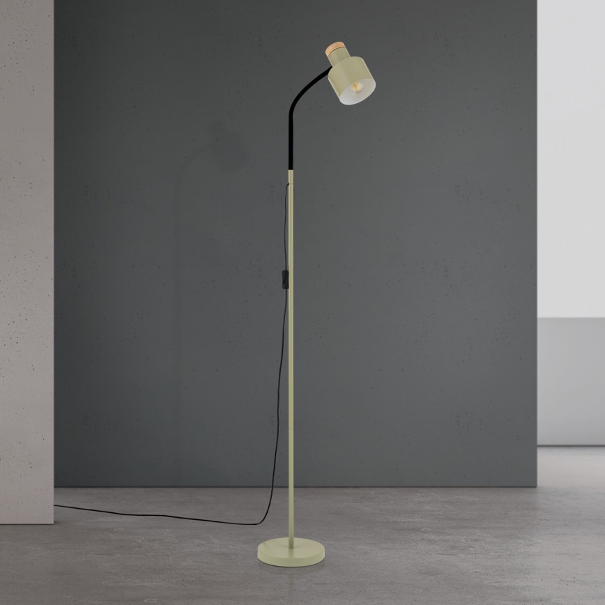 Candeeiro de pé GILI 1xE27/40W/230V verde