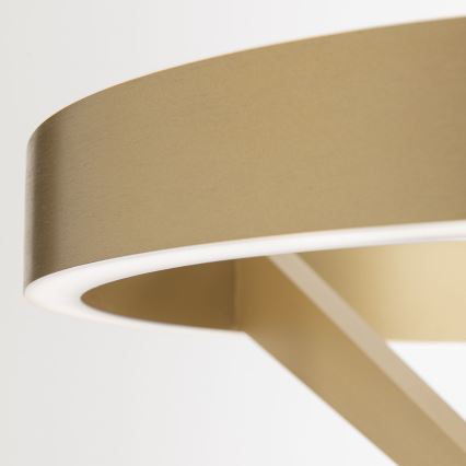 Candeeiro de pé LED regulável KOLK LED/40W/230V 2700/4000K dourado