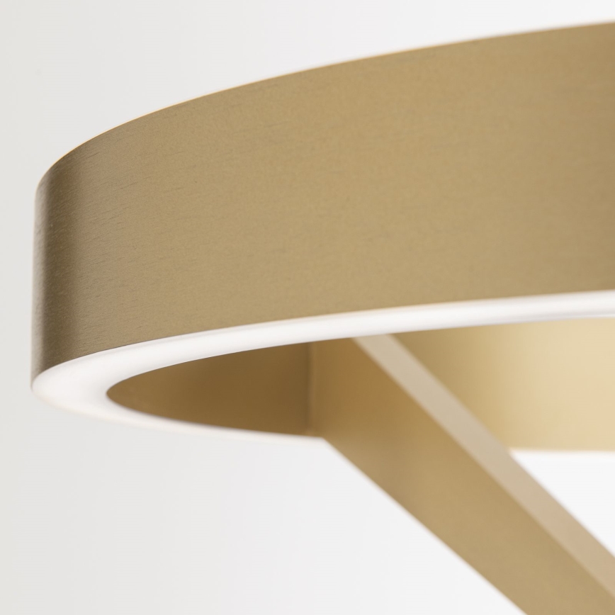 Candeeiro de pé LED regulável KOLK LED/40W/230V 2700/4000K dourado