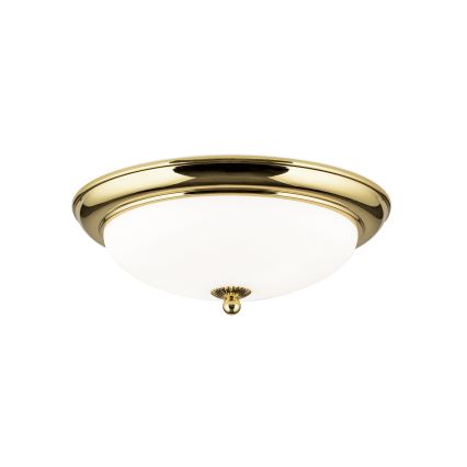 Candeeiro de teto EMPIRA 2xE27/40W/230V, Ø 35,5 cm, dourado