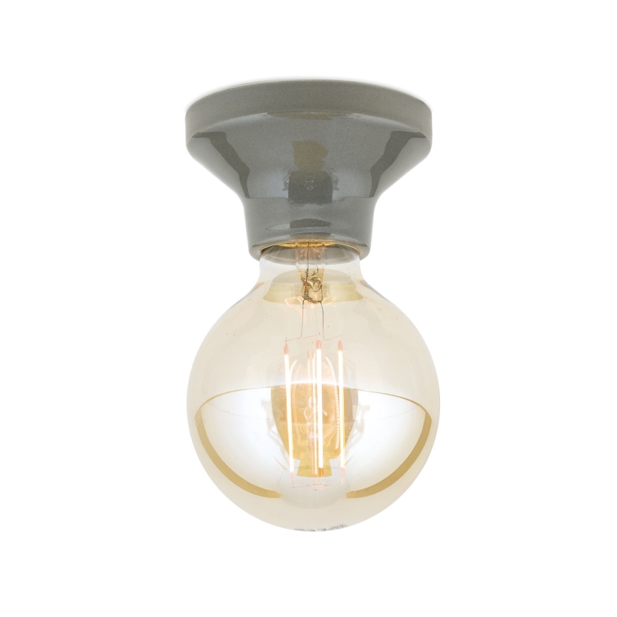 Candeeiro de tecto FROST 1xE27/60W/230V cinzento