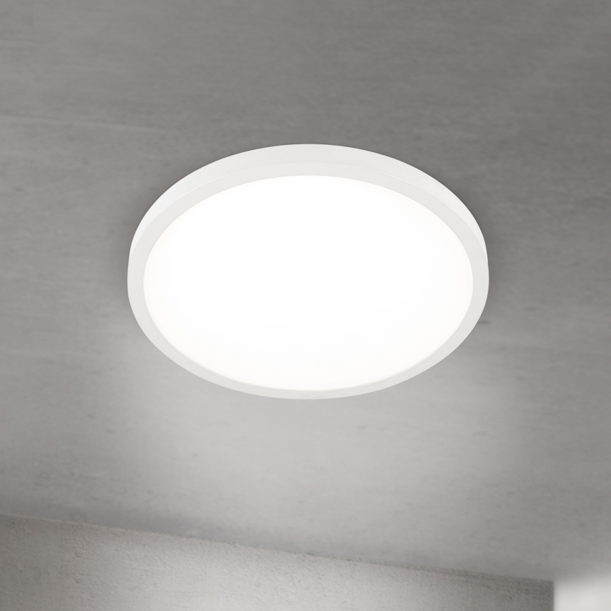 Luminária de teto LED regulável DISC LED/30W/230V 2700/3000/4000K Ø 40 cm branca