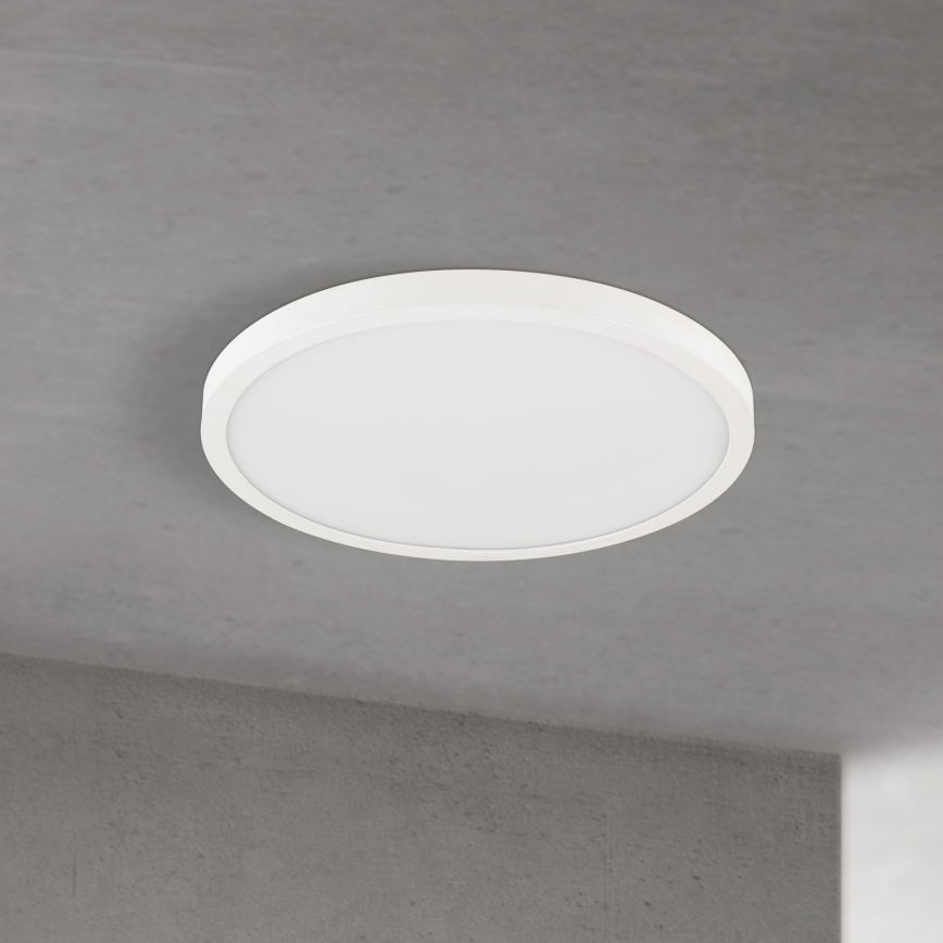 Luminária de teto LED regulável DISC LED/30W/230V 2700/3000/4000K Ø 40 cm branca