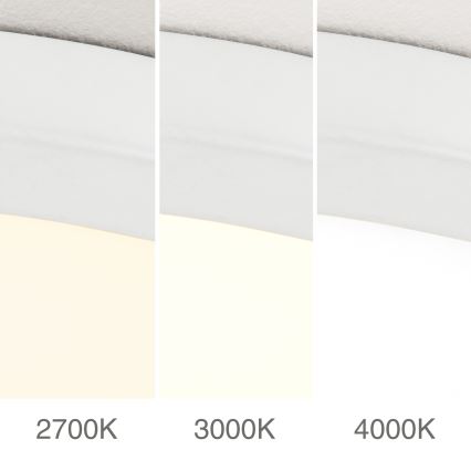 Luminária de teto LED regulável DISC LED/30W/230V 2700/3000/4000K Ø 40 cm branca