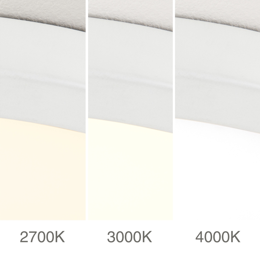 Luminária de teto LED regulável DISC LED/30W/230V 2700/3000/4000K Ø 40 cm branca