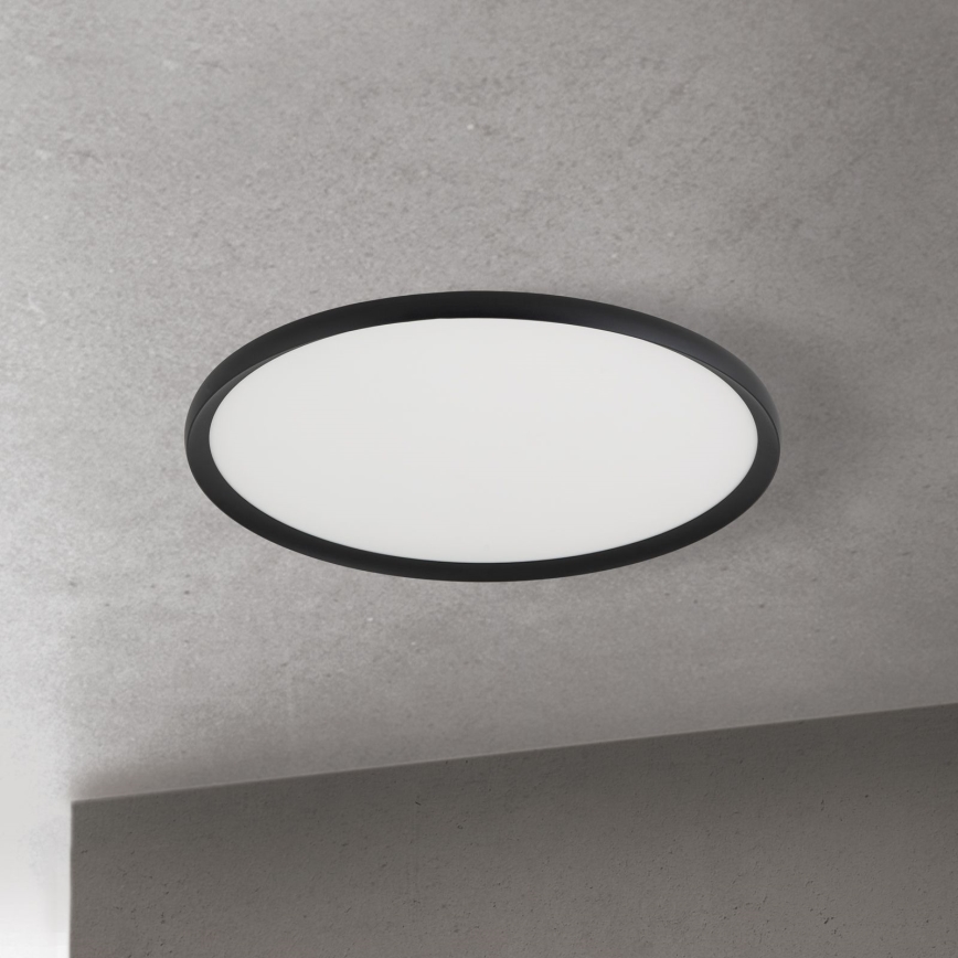 Candeeiro de tecto LED KANT LED/50W/230V 2700/3000/4000K pr. 60 cm preto