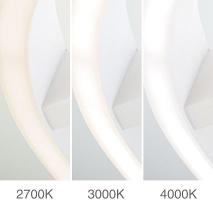 Luminária de teto LED KOLK LED/40W/230V 2700/3000/4000K, diâmetro 40 cm, branca