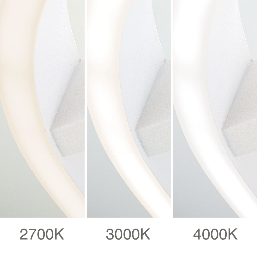 Luminária de teto LED KOLK LED/40W/230V 2700/3000/4000K, diâmetro 40 cm, branca
