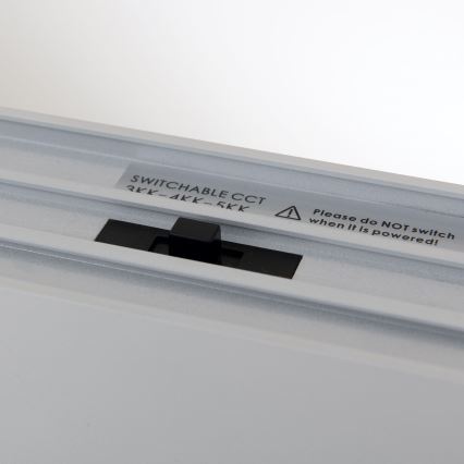 Candeeiro LED de teto/suspenso 2 em 1 PALKKI LED/38W/230V 3000/4000/5000K cinza