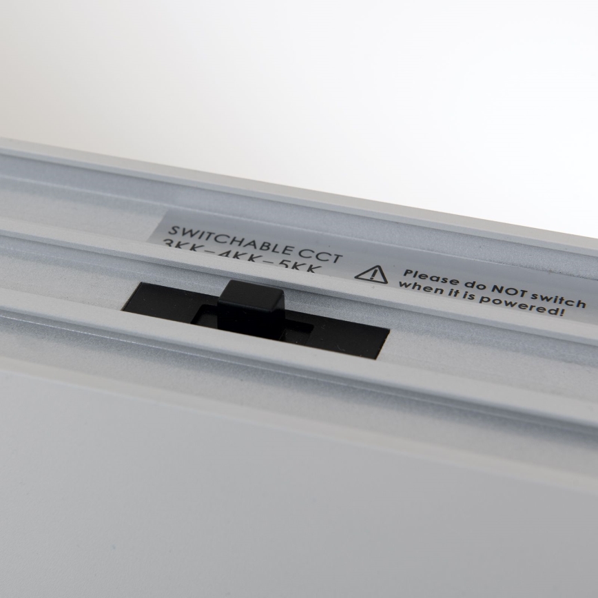 Candeeiro LED de teto/suspenso 2 em 1 PALKKI LED/38W/230V 3000/4000/5000K cinza