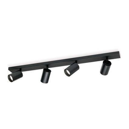 Candeeiro de tecto SEAN, 4x GU10/13W/230V, preto