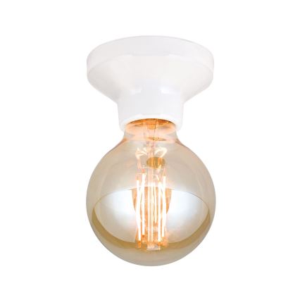 Candeeiro de teto FROST 1xE27/60W/230V branco