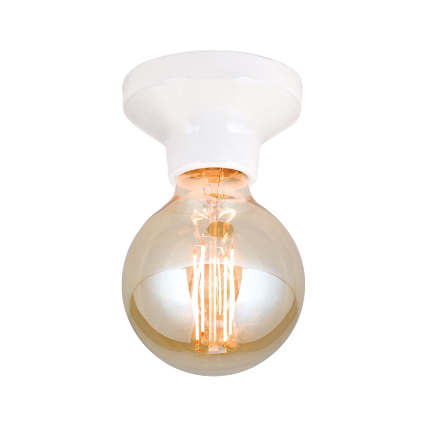 Candeeiro de teto FROST 1xE27/60W/230V branco