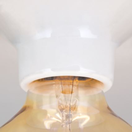 Candeeiro de teto FROST 1xE27/60W/230V branco