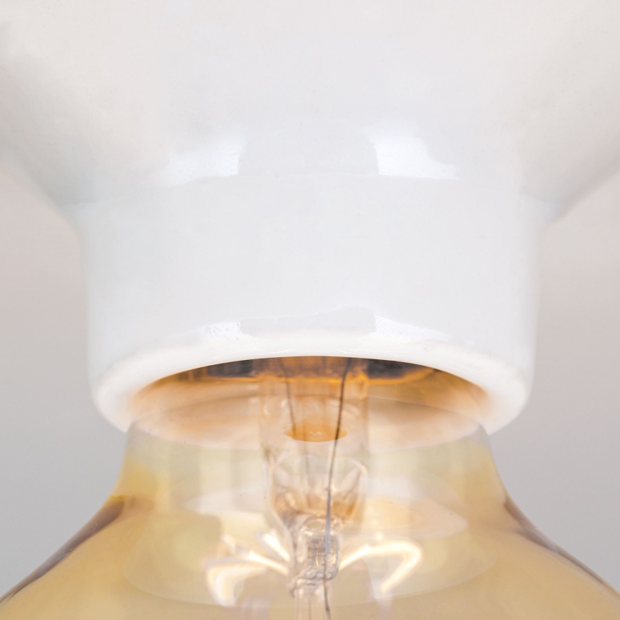 Candeeiro de teto FROST 1xE27/60W/230V branco