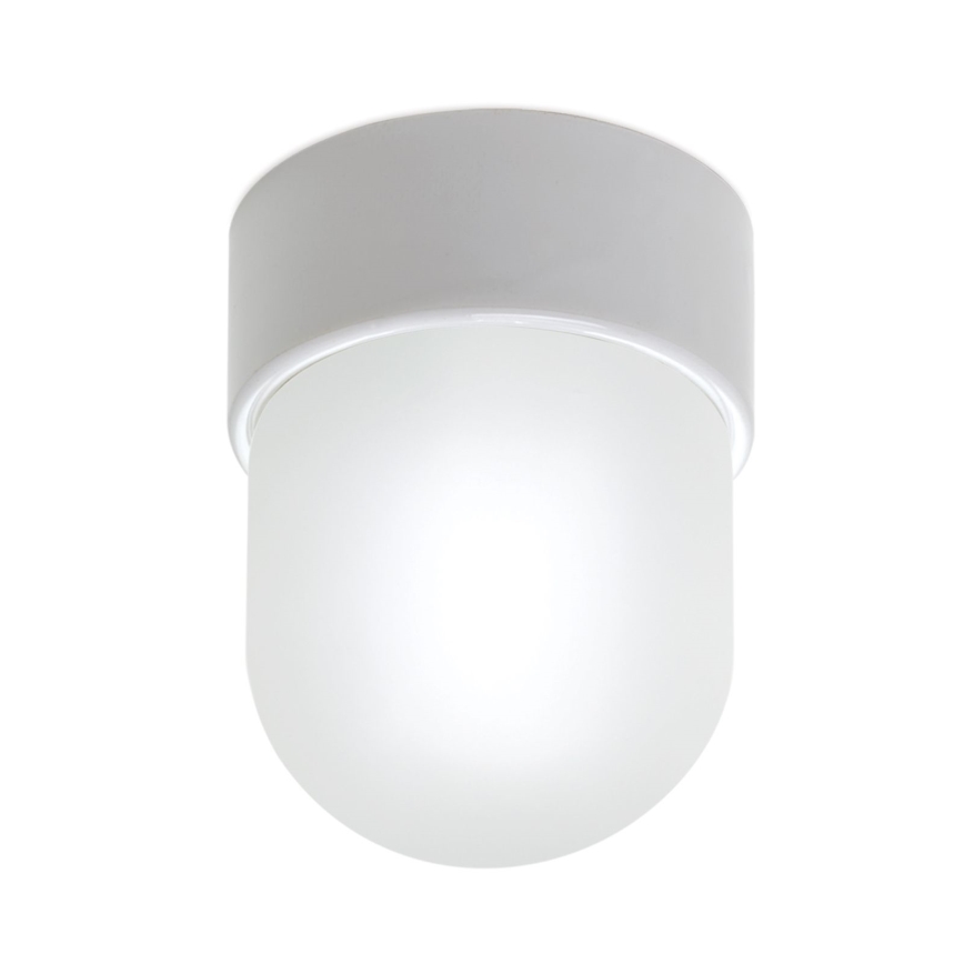 Candeeiro de teto OSTIA, 1x E27/40W/230V, Ø 9,8 cm, branco