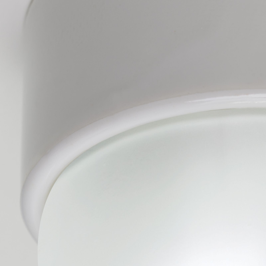 Candeeiro de teto OSTIA, 1x E27/40W/230V, Ø 9,8 cm, branco