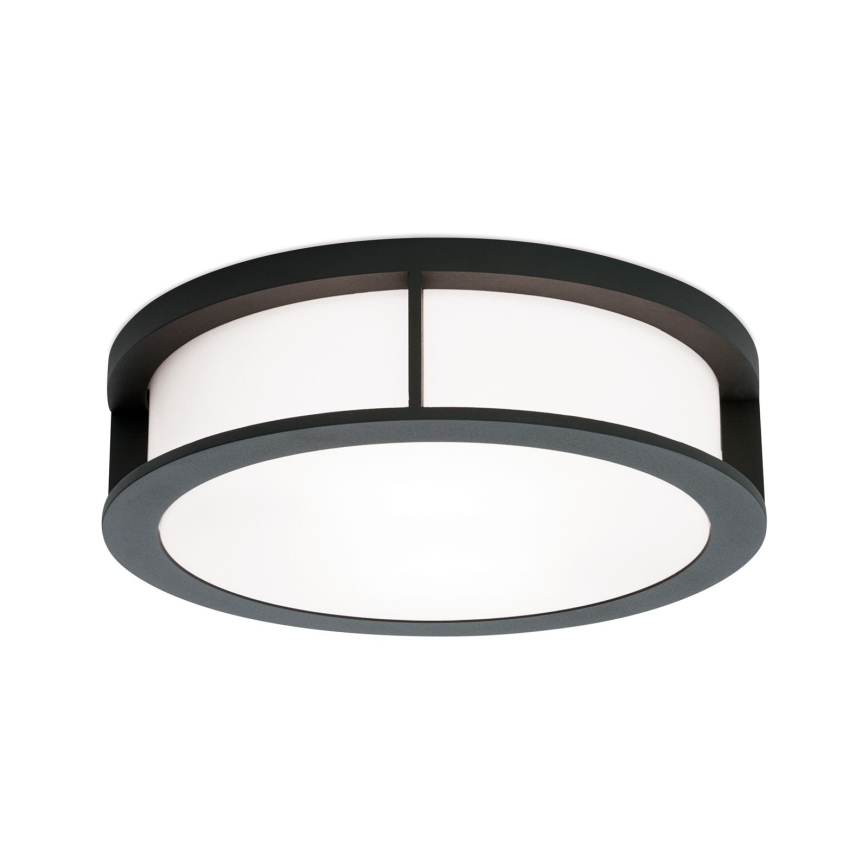 Candeeiro exterior HENRY 2xE27/15W/230V Ø 30 cm IP44 antracite