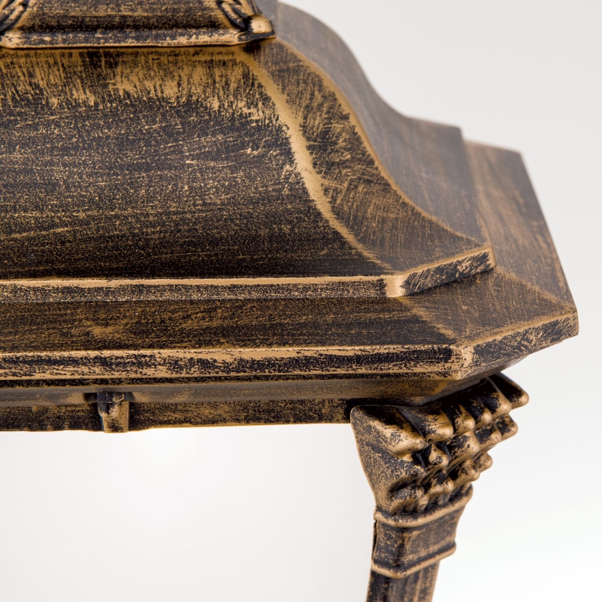 Candeeiro suspenso de exterior AIKO 1xE27/60W/230V IP23 bronze/patina