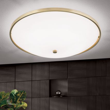 Iluminação de teto AIDA 5xE27/60W/230V diâmetro 56,5 cm latão