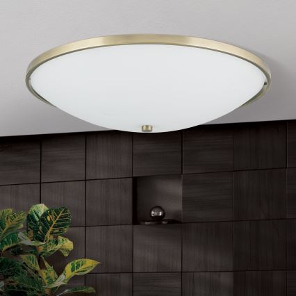 Iluminação de teto AIDA 5xE27/60W/230V diâmetro 56,5 cm latão