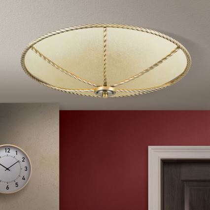 Iluminação de teto MAURO 5xE27/60W/230V diâmetro 56 cm bronze