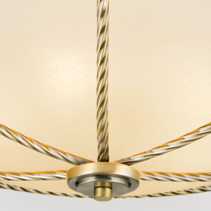 Iluminação de teto MAURO 5xE27/60W/230V diâmetro 56 cm bronze