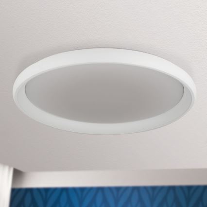 Luminária de teto LED dimmerizável VENUS LED/85W/230V diâmetro 81 cm branca