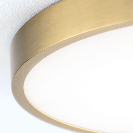 Iluminação de teto LED BULLY LED/28W/230V diâmetro 28 cm dourado